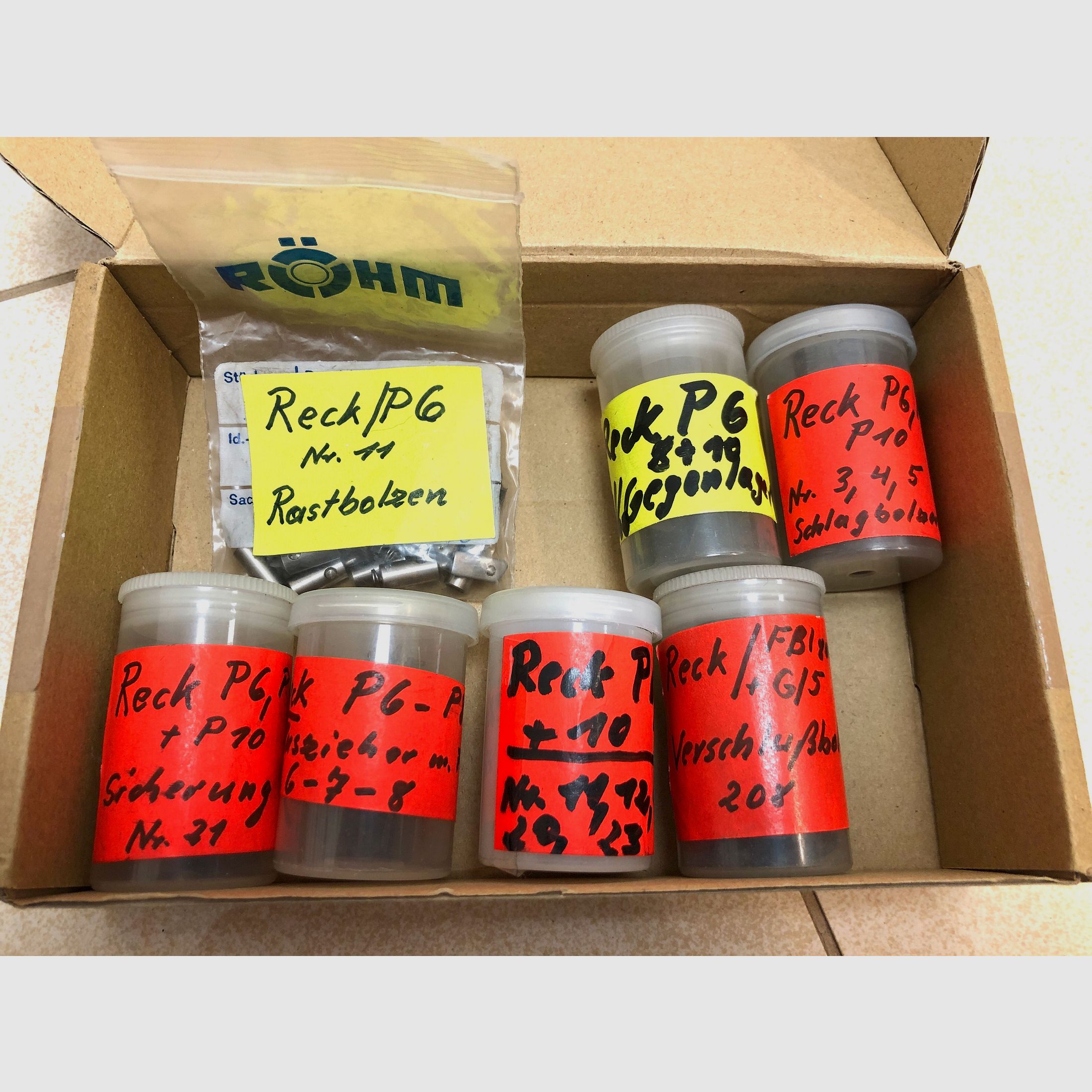 ••• #3 Ersatzteile / Reparatur-Konvolut für Schreckschusswaffen •••