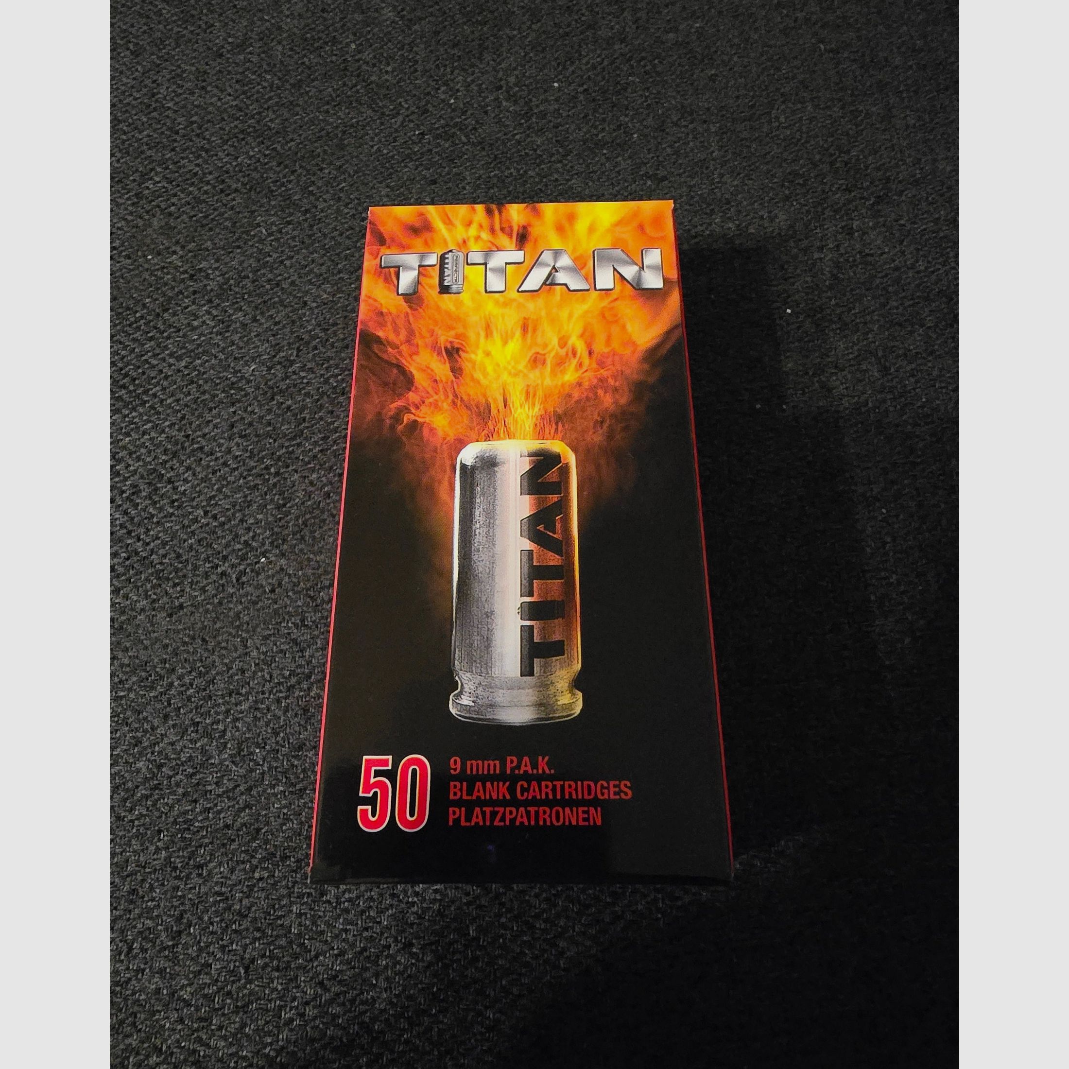 Platzpatronen 9mm PAK Pistole Umarex Titan