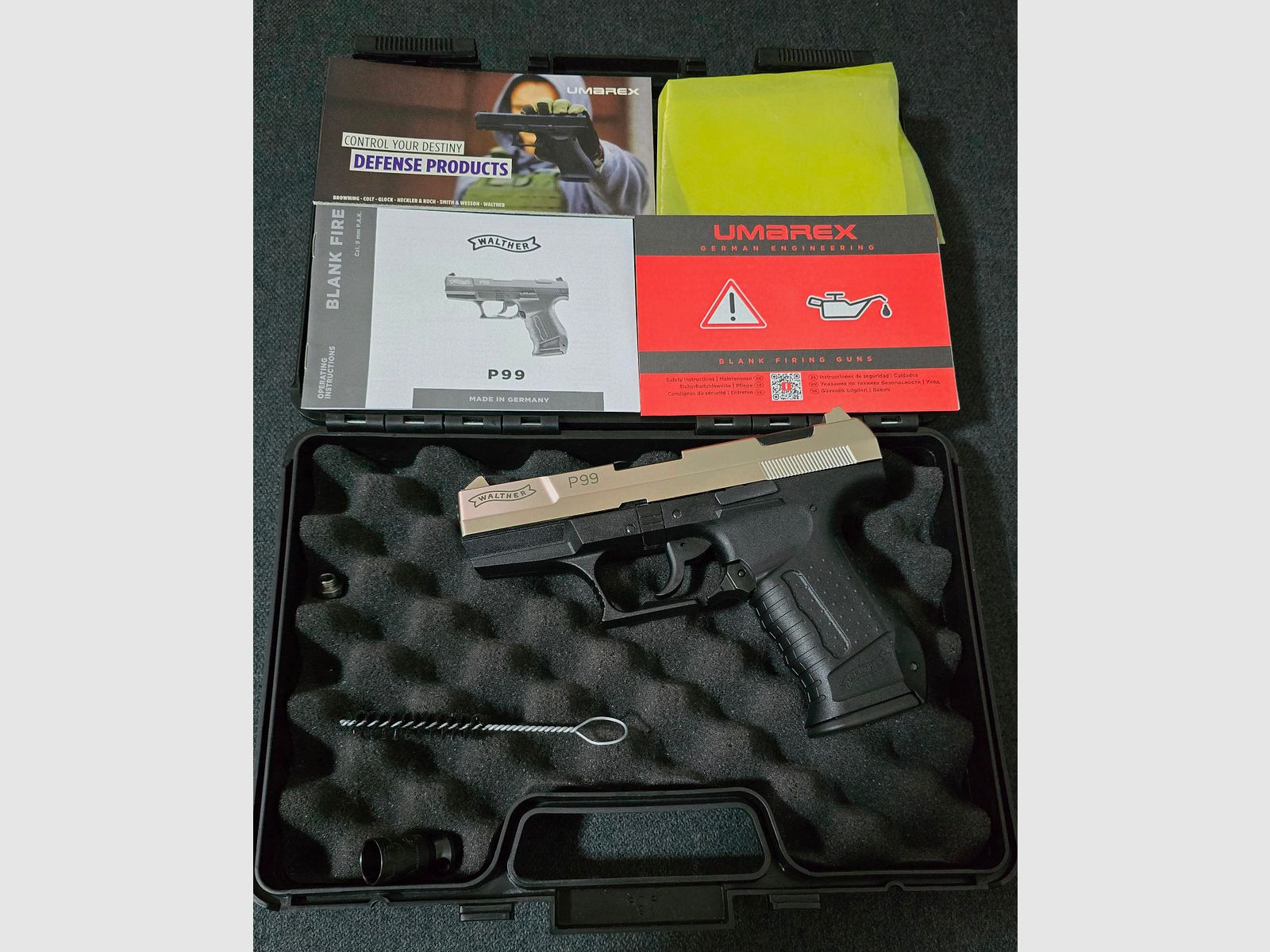 Walther P99 Schreckschuss Nickel 9mm PAK 