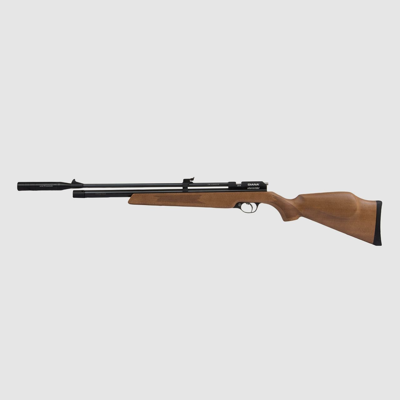 Pressluftgewehr Diana Stormrider Holzschaft mit Regulator 7 Schuss Magazin SchalldĂ¤mpfer Kaliber 5,5 mm (P18)