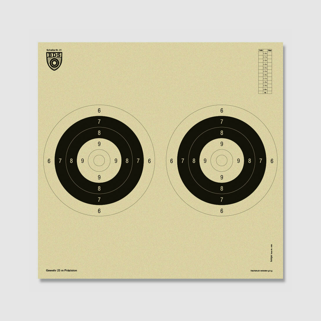 Krüger BDS 50 ZF Scheiben