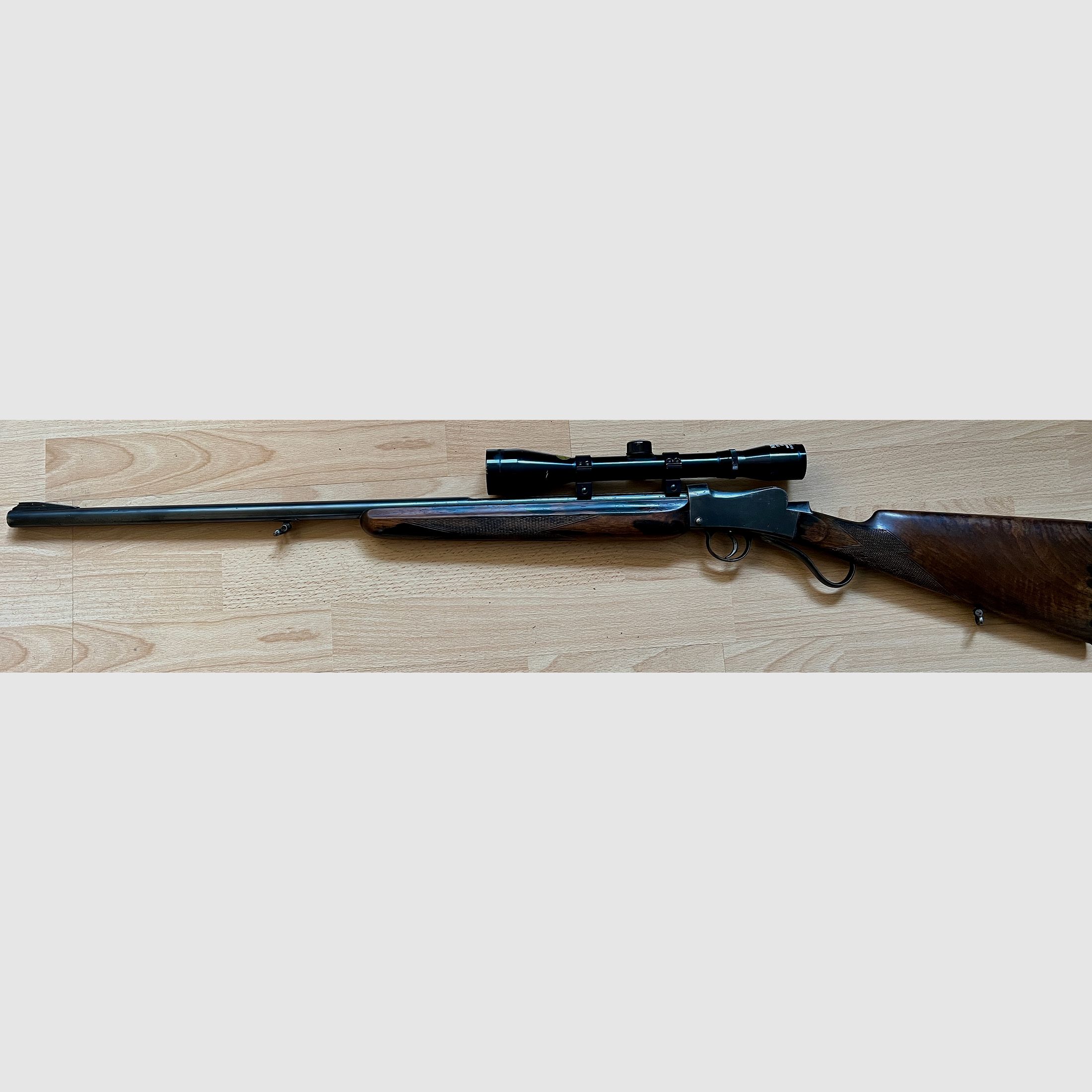 Weihrauch HWZ 21 .22lr geweer., Martini Rolling Block systeem, zeldzaamheid, antiek, (ideaal ook voor Zella Mehlis verzamelaars)