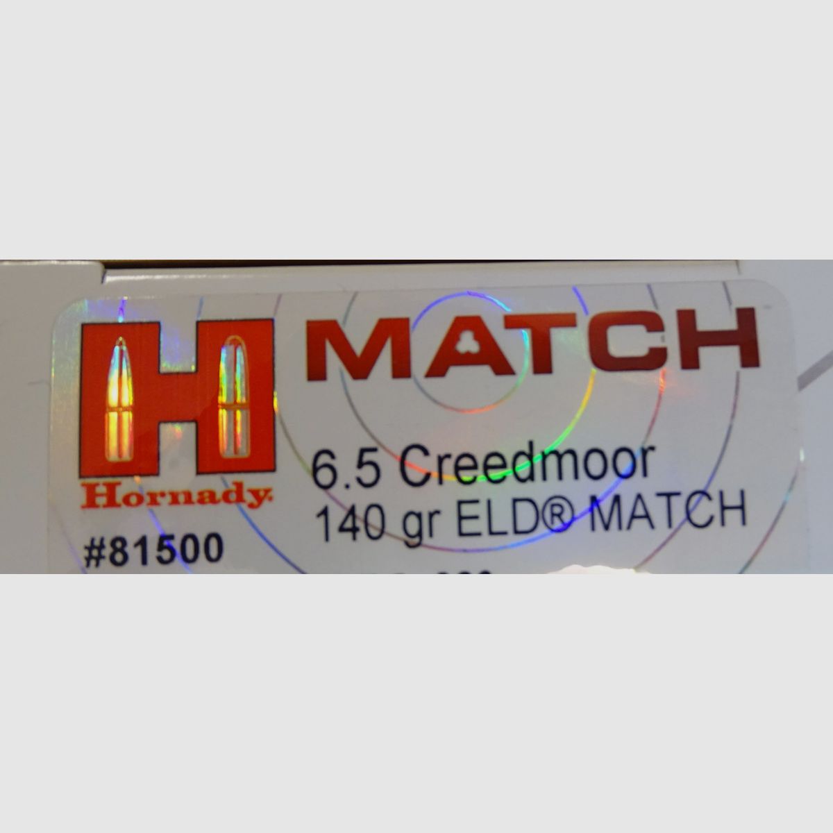 Hornady 6,5 Creedmoor ELD Match 140gr - 20 Schuss