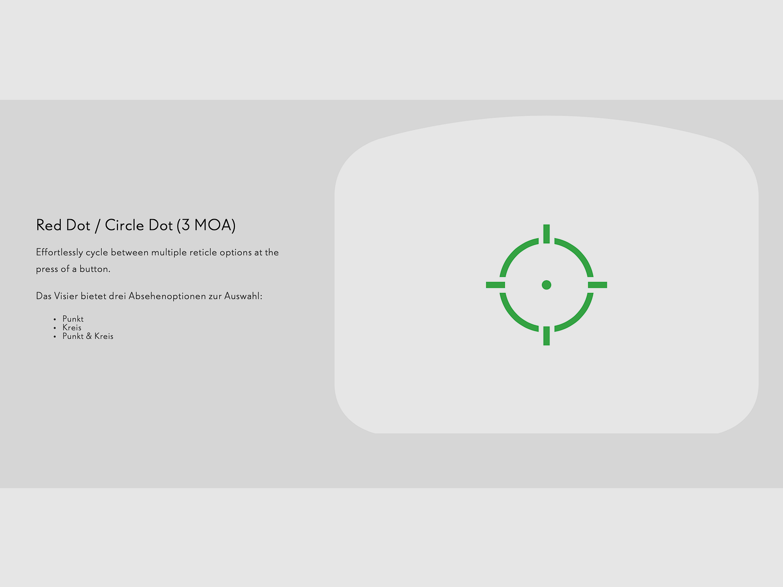 HAWKE 12151 Celownik refleksyjny ENDURANCE REFLEXVISIERE 3 MOA KROPKA / OKRĄGŁA KROPKA - ZIELONY