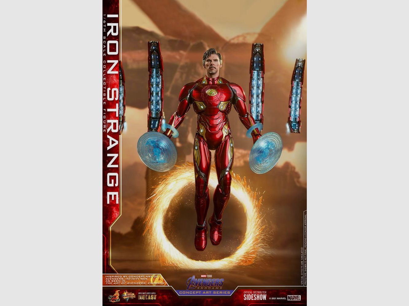 Avengers: Endgame Concept Art Series PVC Actionfigur 1/6 Iron Strange 32 cm | 43281