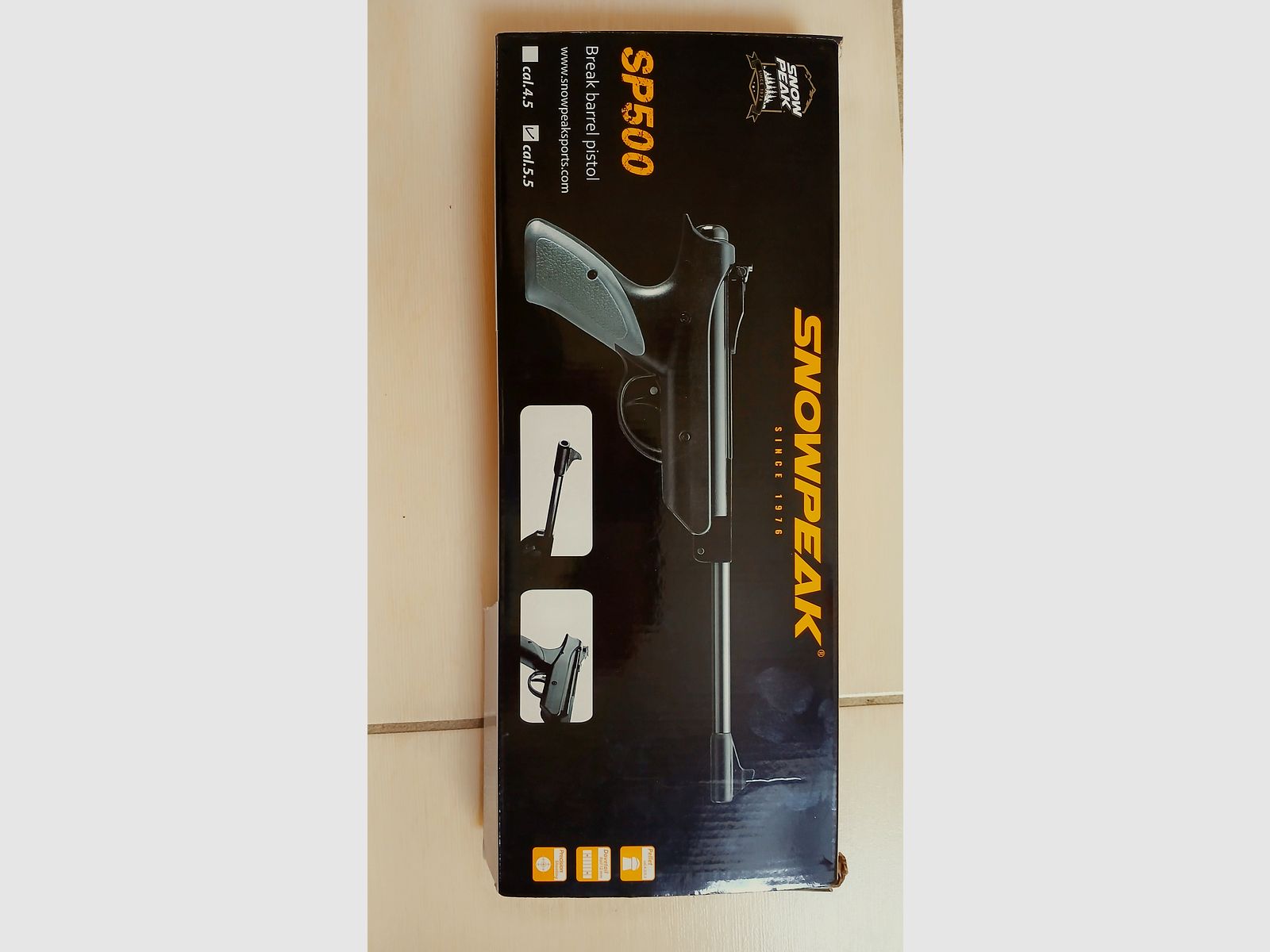 SNOWPEAK SP500 5.5mm! Bent barrel pistol