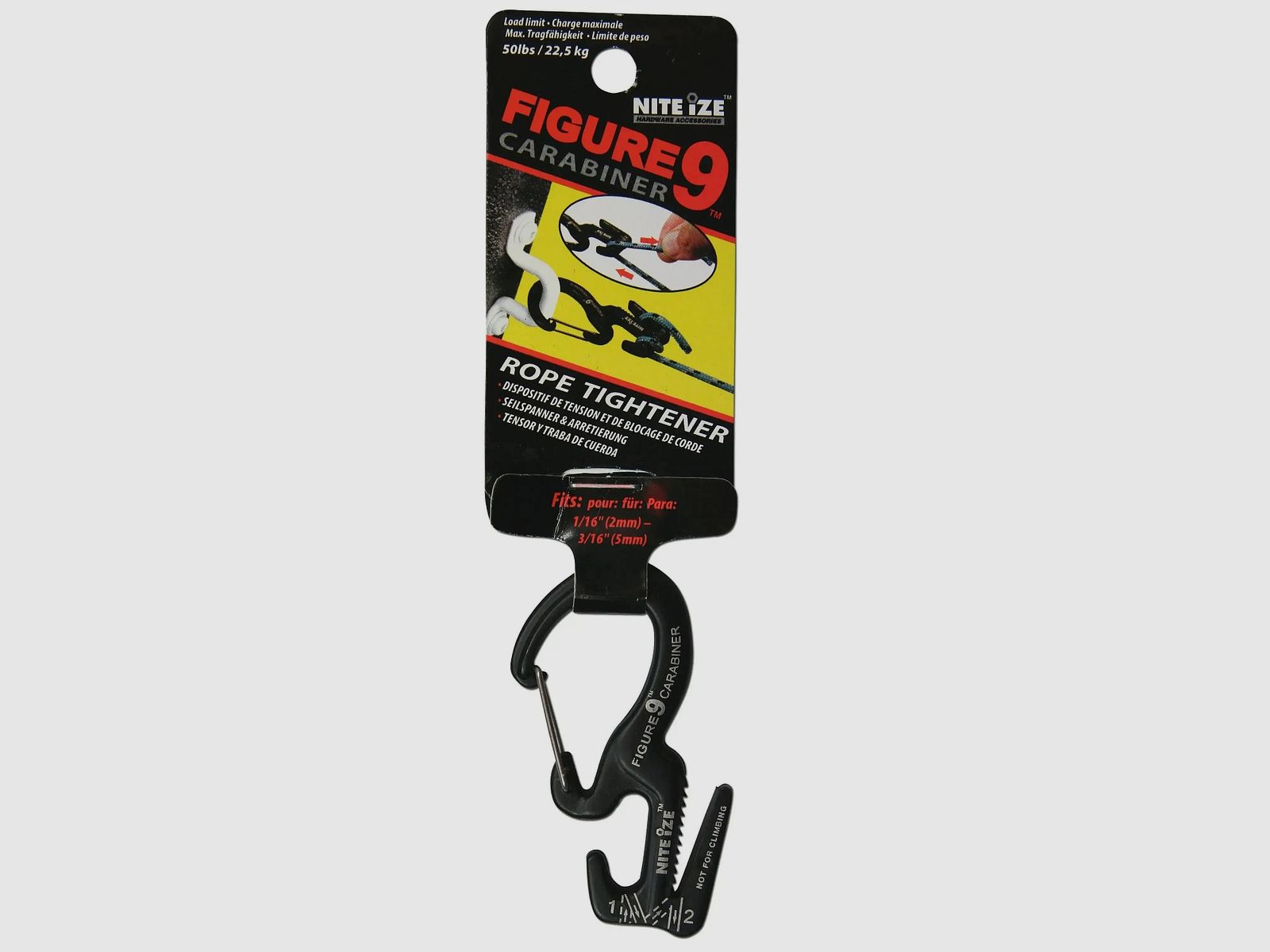 Nite Ize Nite Ize Seilspanner + Karabiner Figure 9 - L