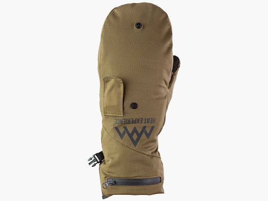 HeatX Heated Hunting Pullover Gloves Oliv Green XXXL