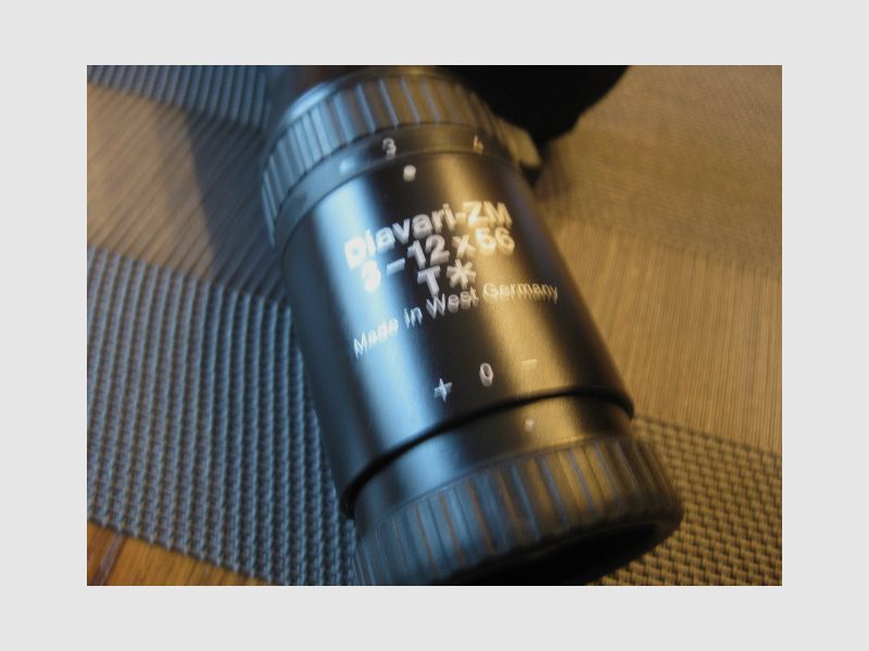ZEISS-Klassiker ! "Made in Germany" ! DAS ZM 3-12x56 mit Absehen-Diavari = ZEISS-Variante des Absehen-1 !! KEIN Swarovski-Leica-Kahles-Schmidt&Bender- Blaser-Mauser-Sauer