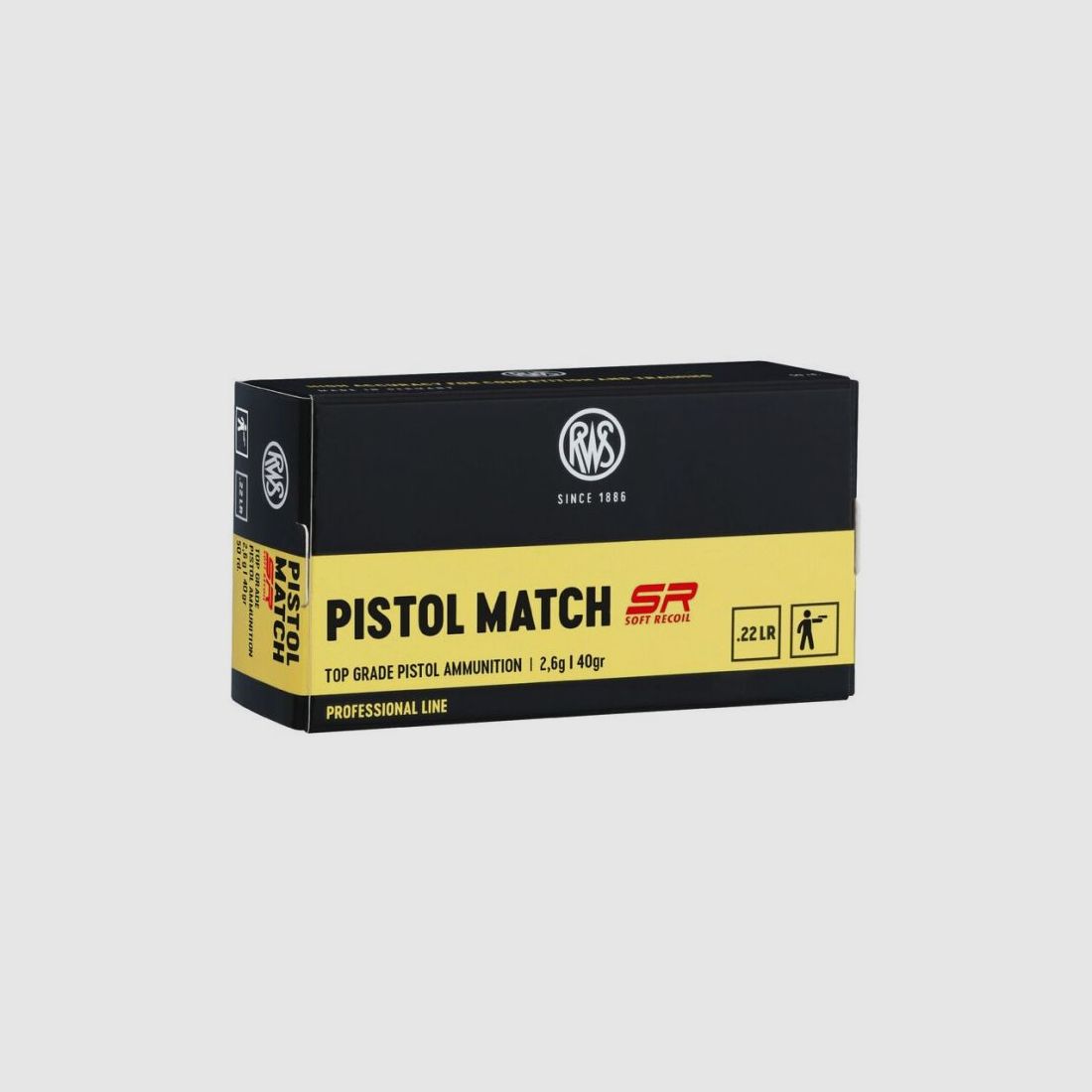 RWS .22 lfB Pistol Match SR - 50 Patronen