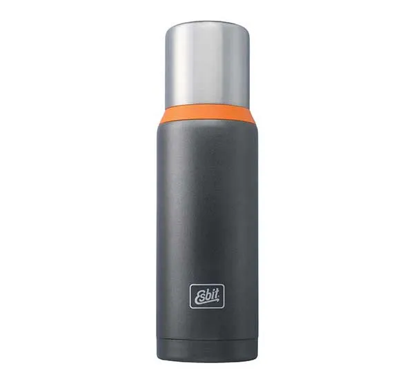 Esbit - Thermos Vacuum Flask Plus 1L - gris foncé/orange