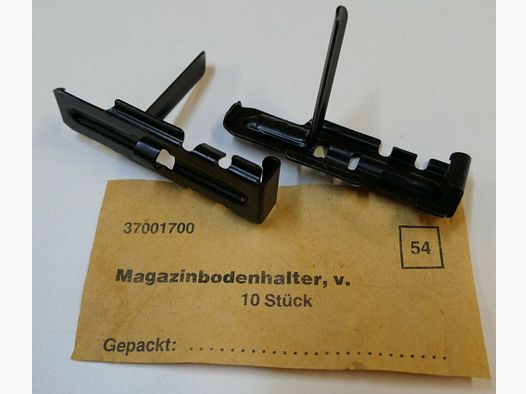 DDR VEB Geräte-& Werkzeugbau Wiesa orginal DDR NVA AK 47 Magazinbodenhalter vollständig [ 54 ] unbenutzt, neu für AK47, 7,62x39