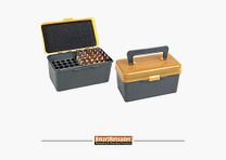 SmartReloader Patronenbox "Carry On" mit Klappdeckel f. 50 Patronen .223 Rem. u.w.