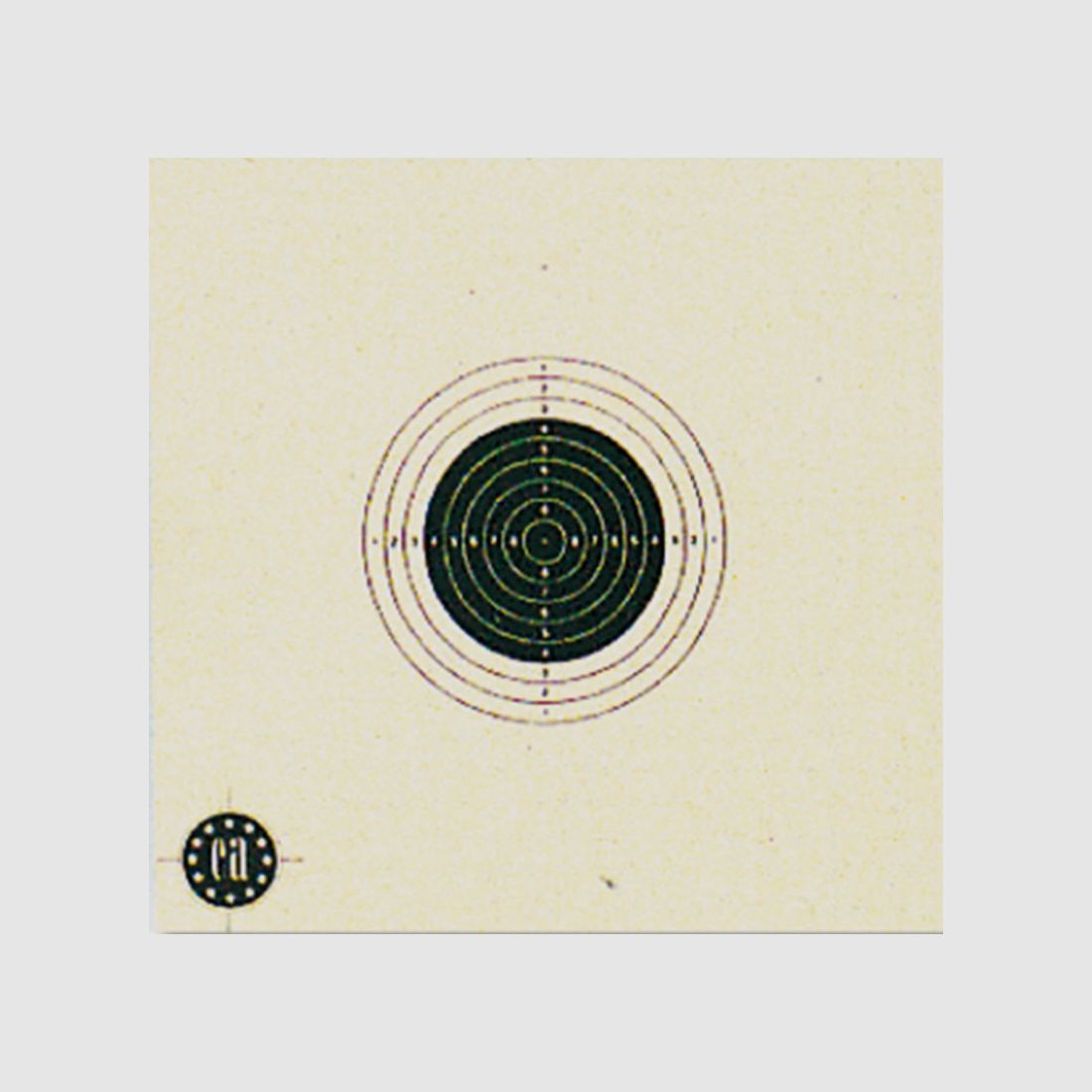 1000 Zielscheiben 10 x 10 cm