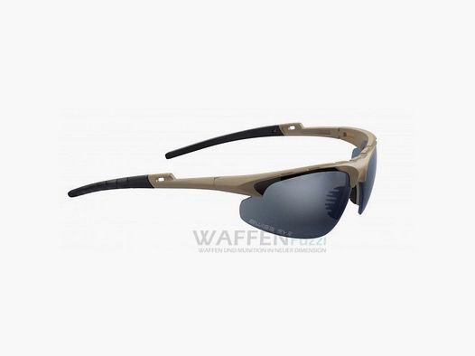 Swiss Eye Apache Schießbrille braun mit 3 Wechselgläser