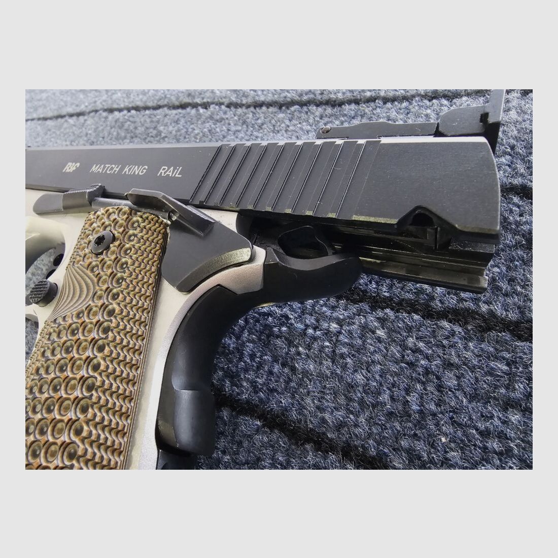 RBF 1911-A1 MATCH KING RAiL, 6"