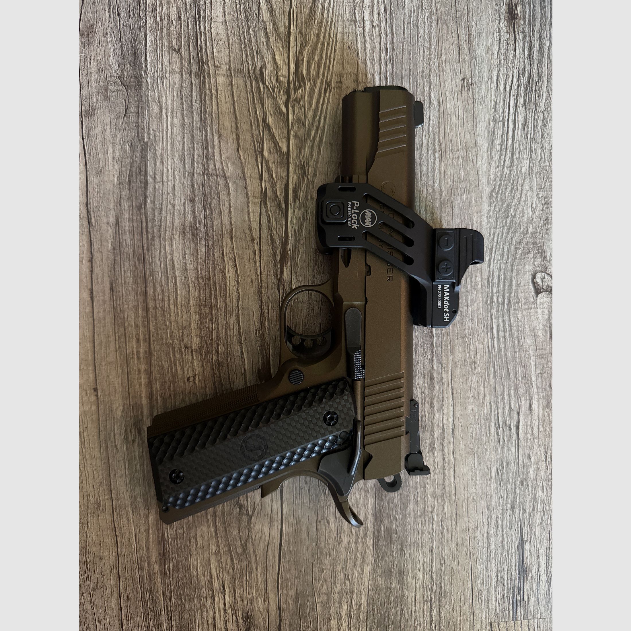Hugo Schmeisser 1911 9mm Thunder Bronze