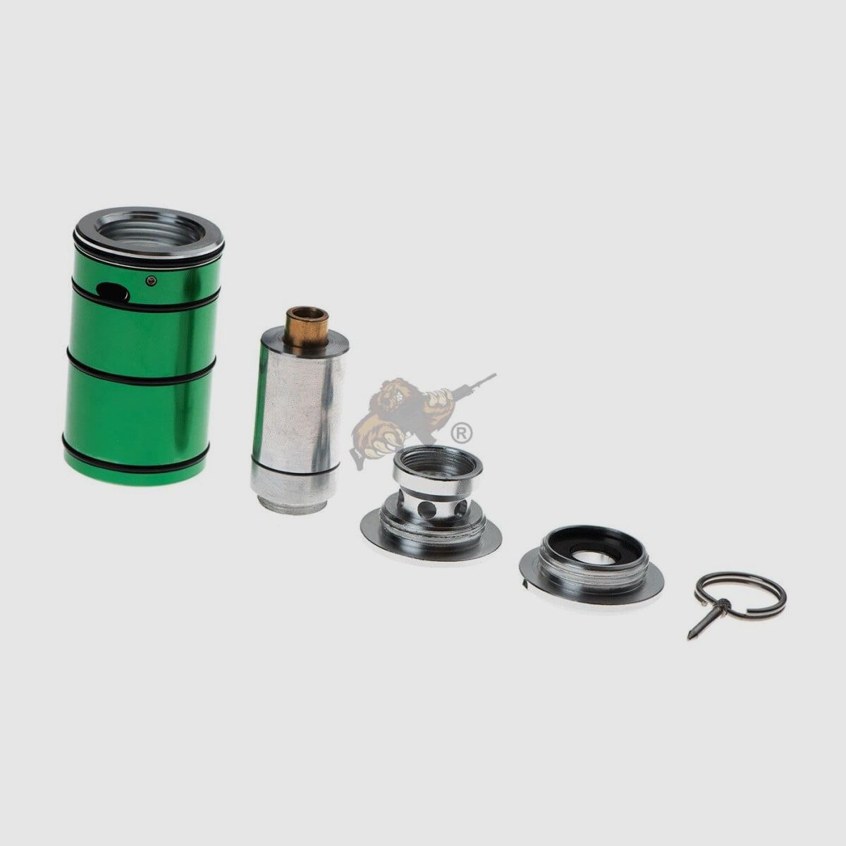 Epsilon Impact Grenade - Grenade Airsoft avec déclencheur d'impact en vert - StratAIM