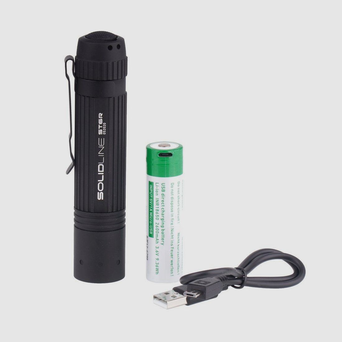 LEDLENSER SOLIDLINE ST6R TORCHE RECHARGEABLE, image 2 sur 3