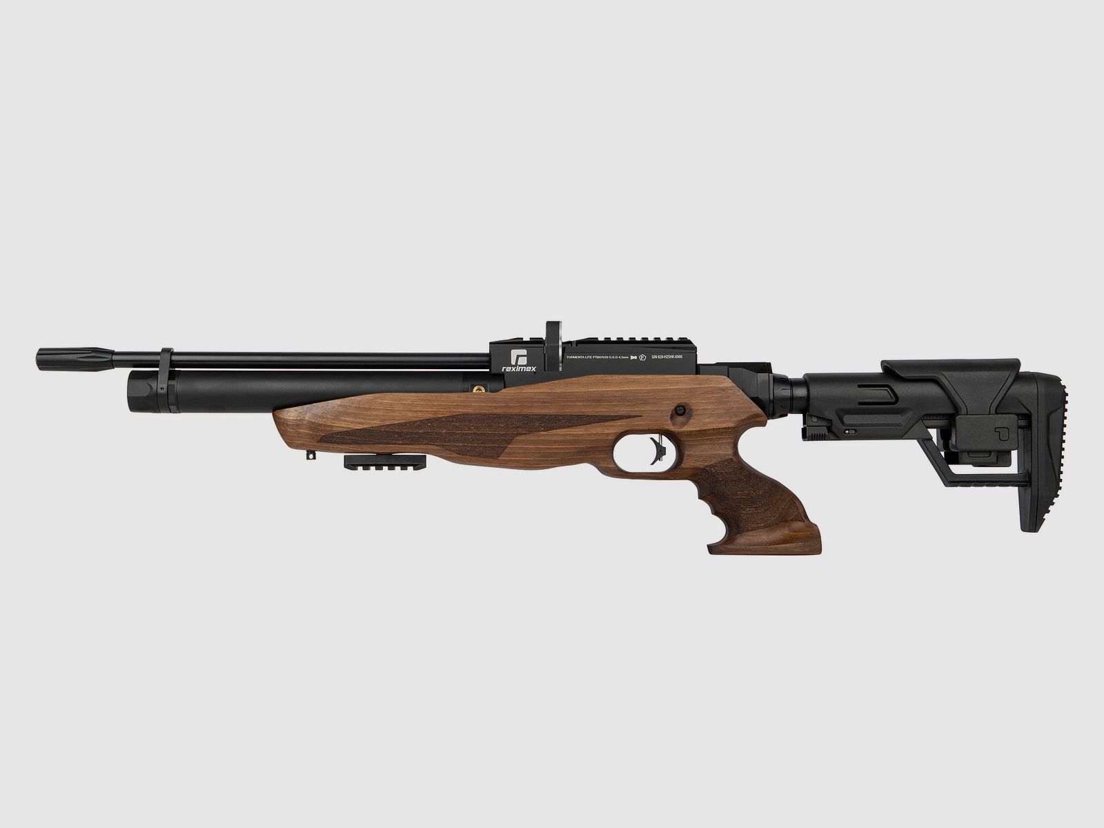 Reximex Tormenta Lite Walnuss 4,5mm - Druckluft Pressluft | PCP