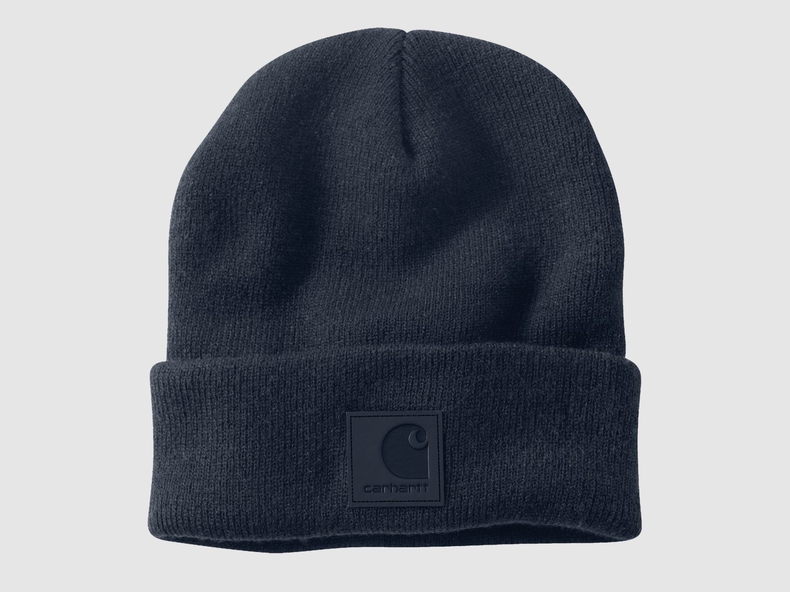 Carhartt Label Watch Beanie, Navy Blue