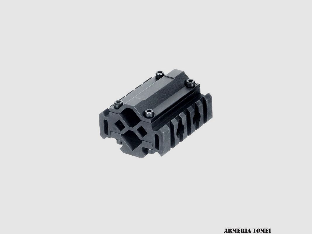 UTG – MONTAGE PICATINNY/WEAVER FÜR 5 UNIVERSAL-SCHIENEN FÜR LÄUFE VON 0,57" BIS 0,78", Bild 1 von 5