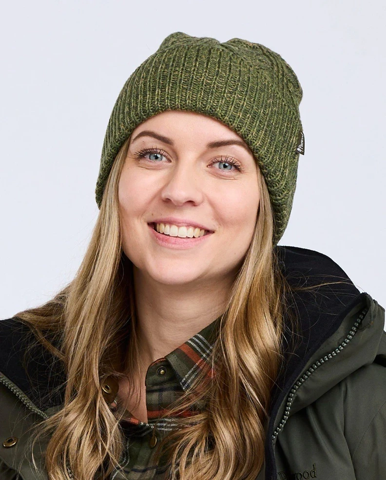 Bonnet d’hiver Knitted Melange Pinewood vert green mel 1174-116