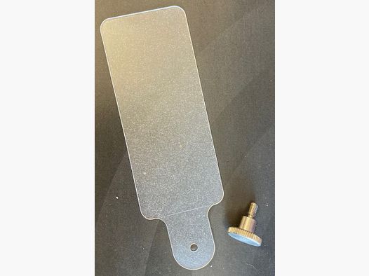 Abdeckscheibe mit Schraube