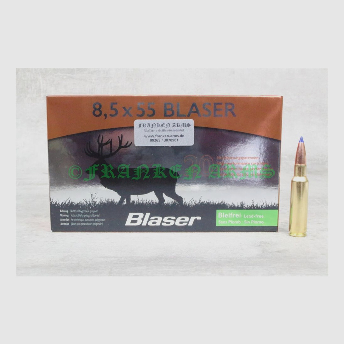 Blaser	 Barnes TTSX 8,5x55 Blaser 160gr. 10,4g 20 Stück Staffelpreise