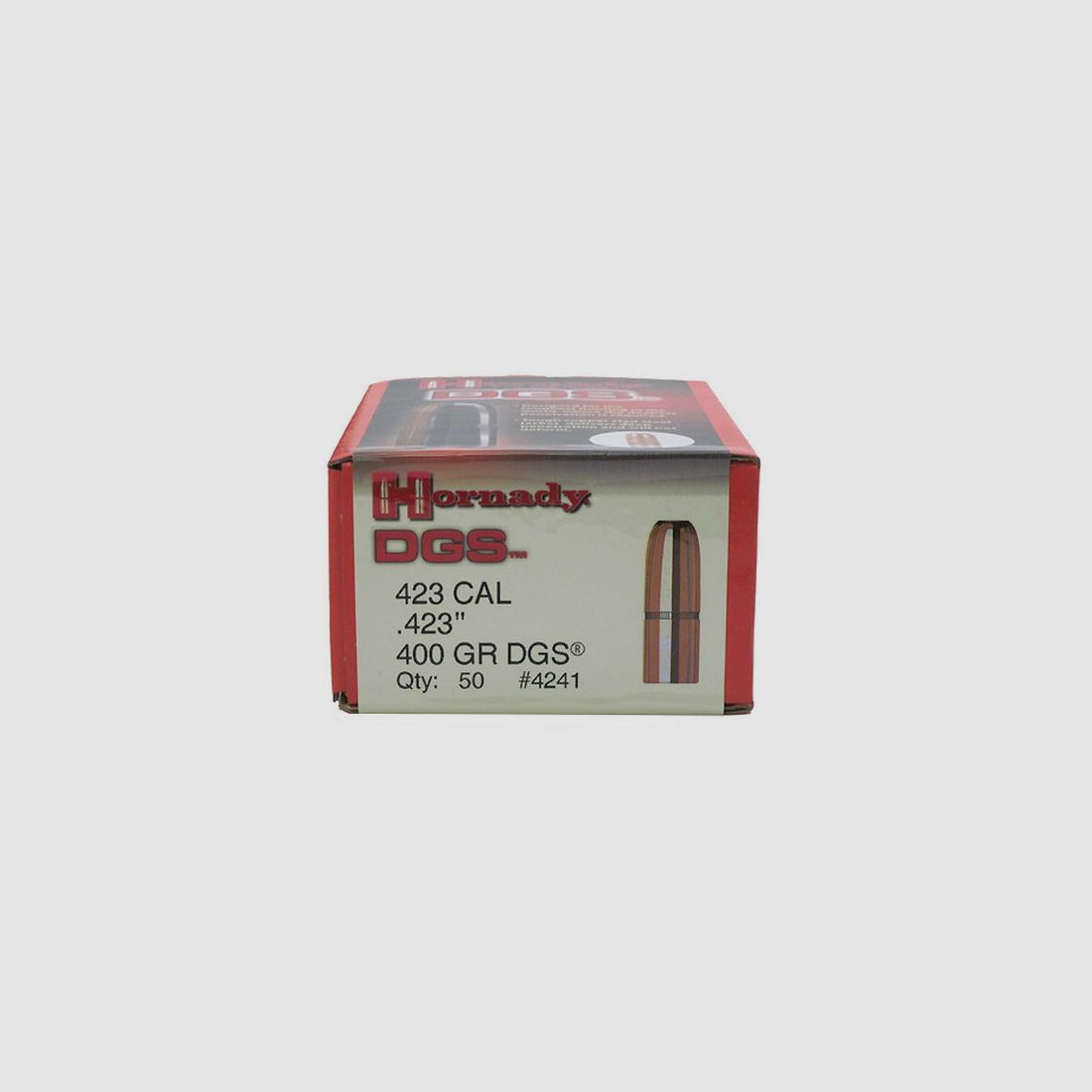 50 Proiettili Hornady .423 Cal 400 gr DGS