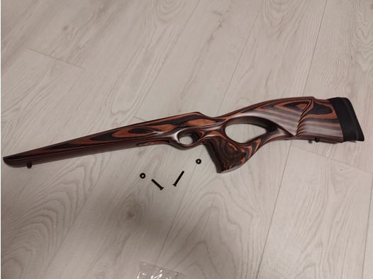 Original CZ457 Holzschaft Thumbhole con espaciadores modulares