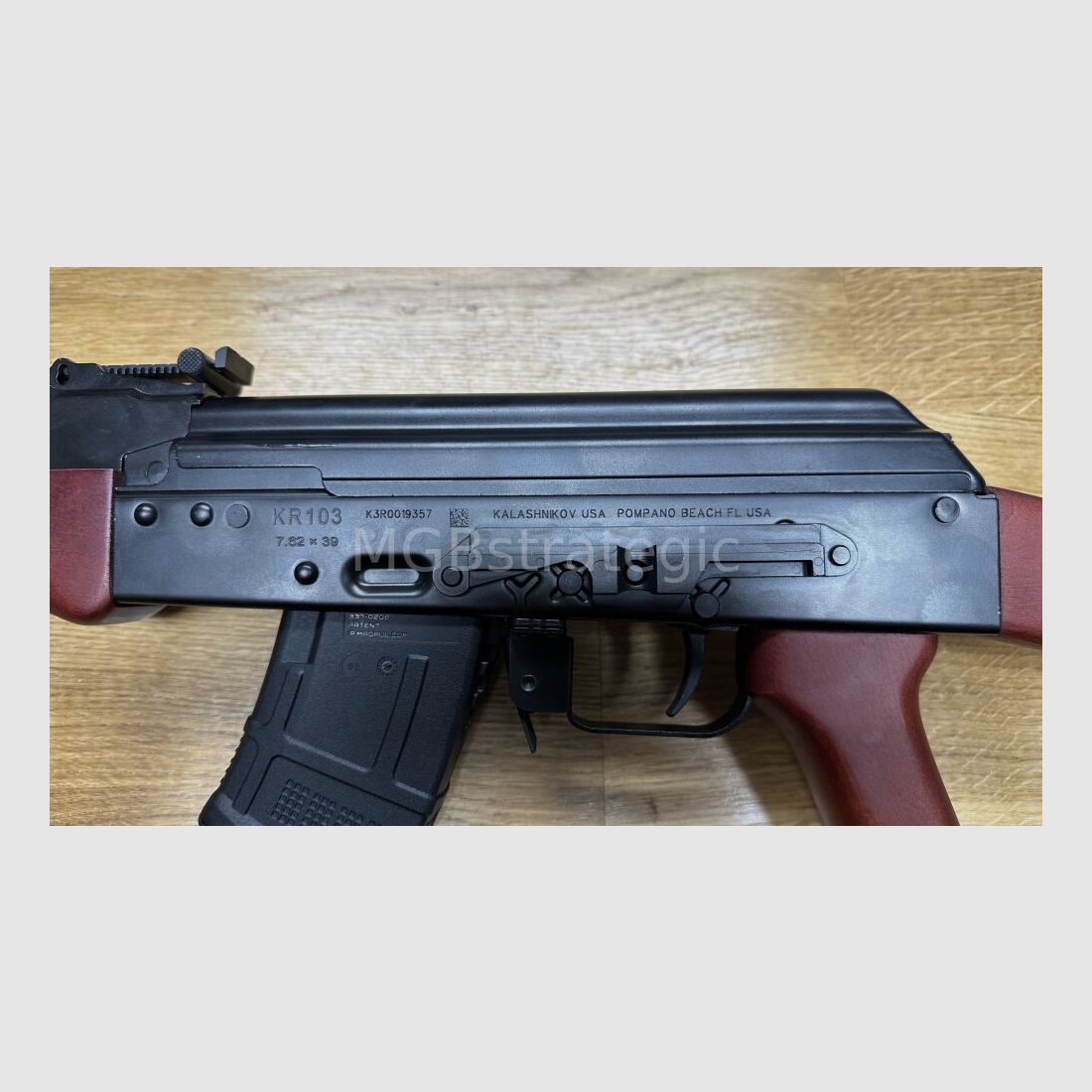 Kalashnikov USA KR103 avec crosse fixe 7,62x39 système AK47 AKM AK74 version civile AK103