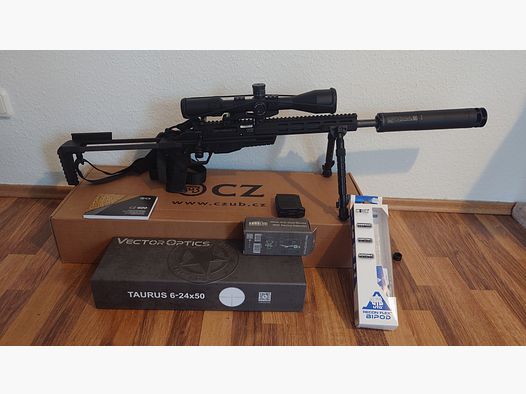 Repeater rifle CZ 600 Trail in caliber .300 Blackout, sportingly approved