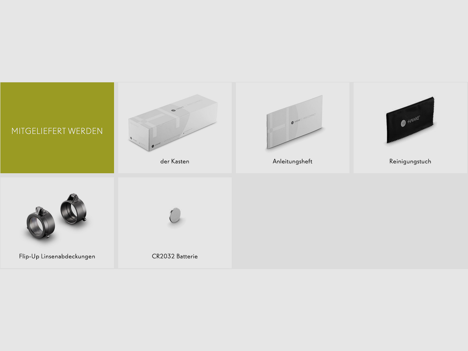 HAWKE 12227 Armbrust Zielfernrohr XB30 Kompakt 2-8x36 SR Rot Grün Leuchtabsehen