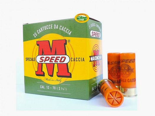 NOBEL Patronen Maionchi M-Speed Kal.12 gr.34 pb.7 - spezielle Taube