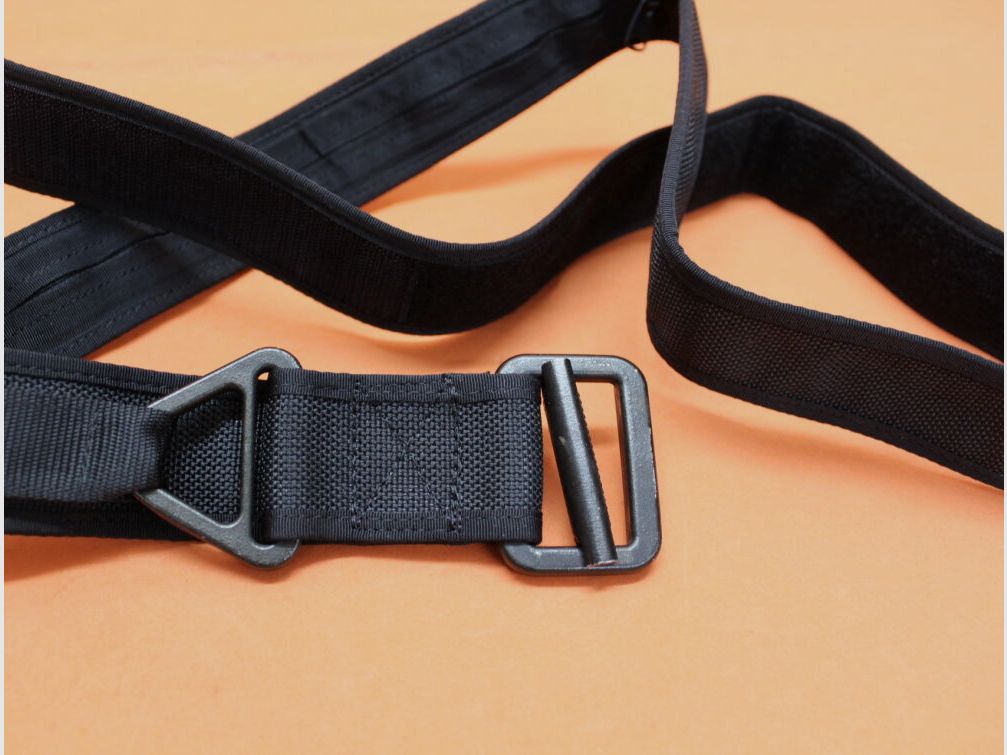 Tasmanian Tiger TT Tactical riem (7696.040) zwart maat L: Lengte 130 cm, Breedte 43mm