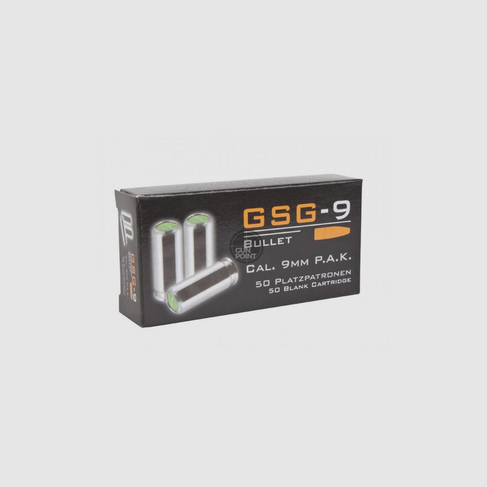GSG - Platzpatronen 9 mm P.A.K., 50 Stck