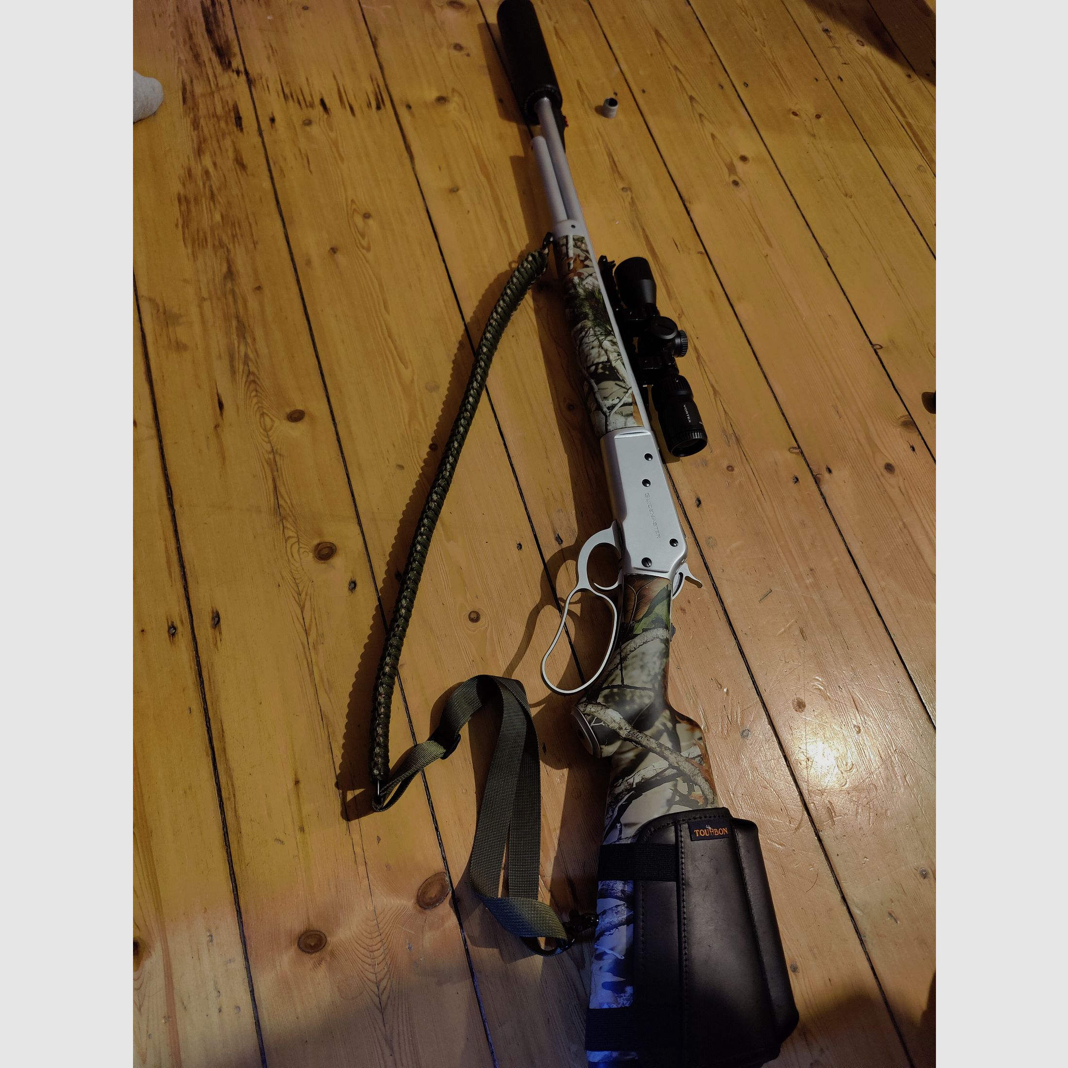 Davide Pedersoli Guidemaster 1886 lever-action rifle, image 2 of 6