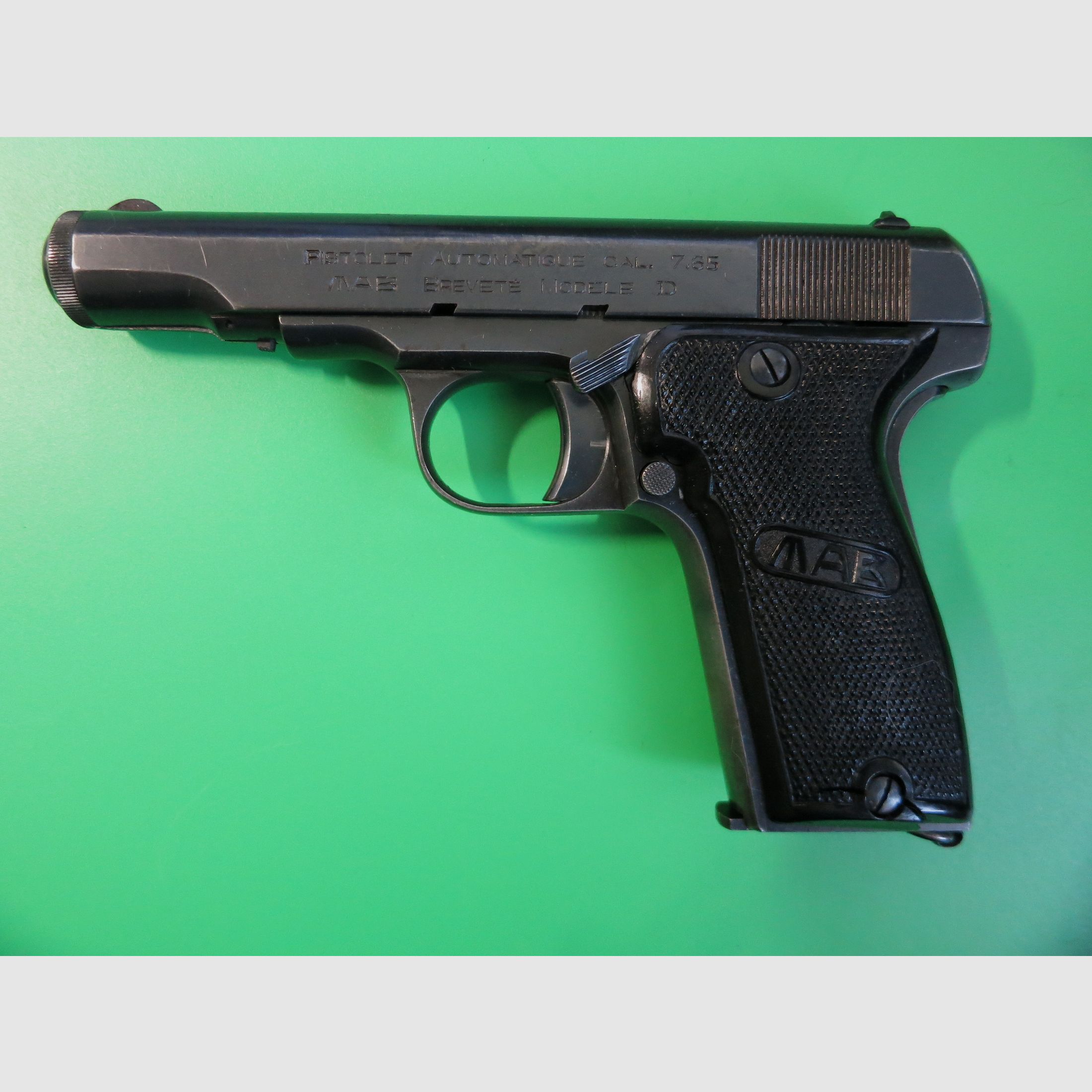 MAB (Manufacture d'Armes de Bayonne) Brevet Modele "D" Police d' Etat, Typ 2, 7,65 mm -Sammlerwaffe   #3