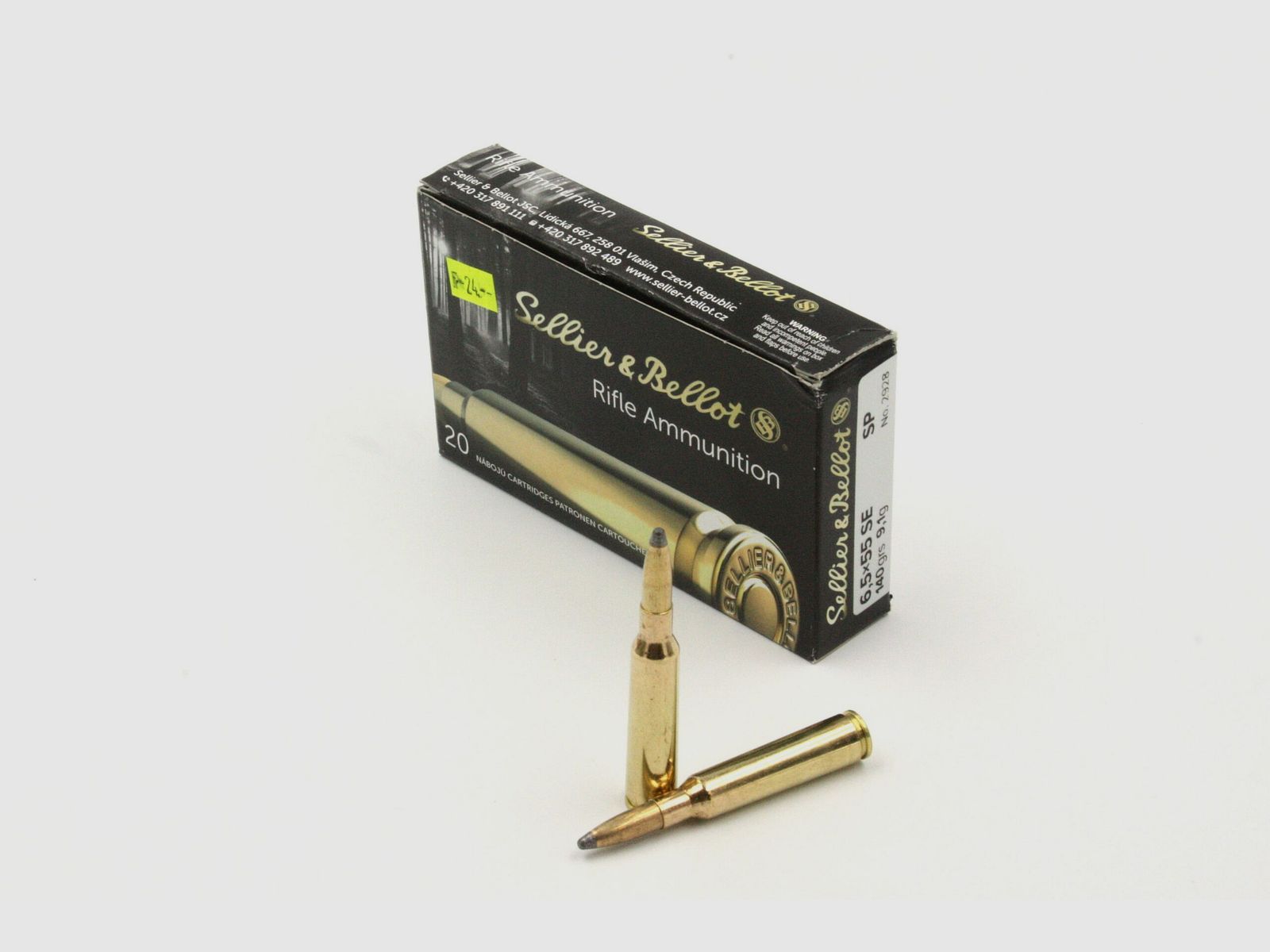 S + B, 6.5 x 55 SE, SP 140gr, 20pz