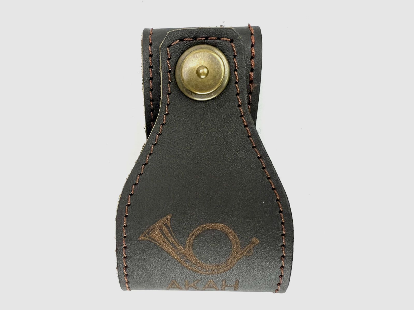 Jagdhornhalterung Leder