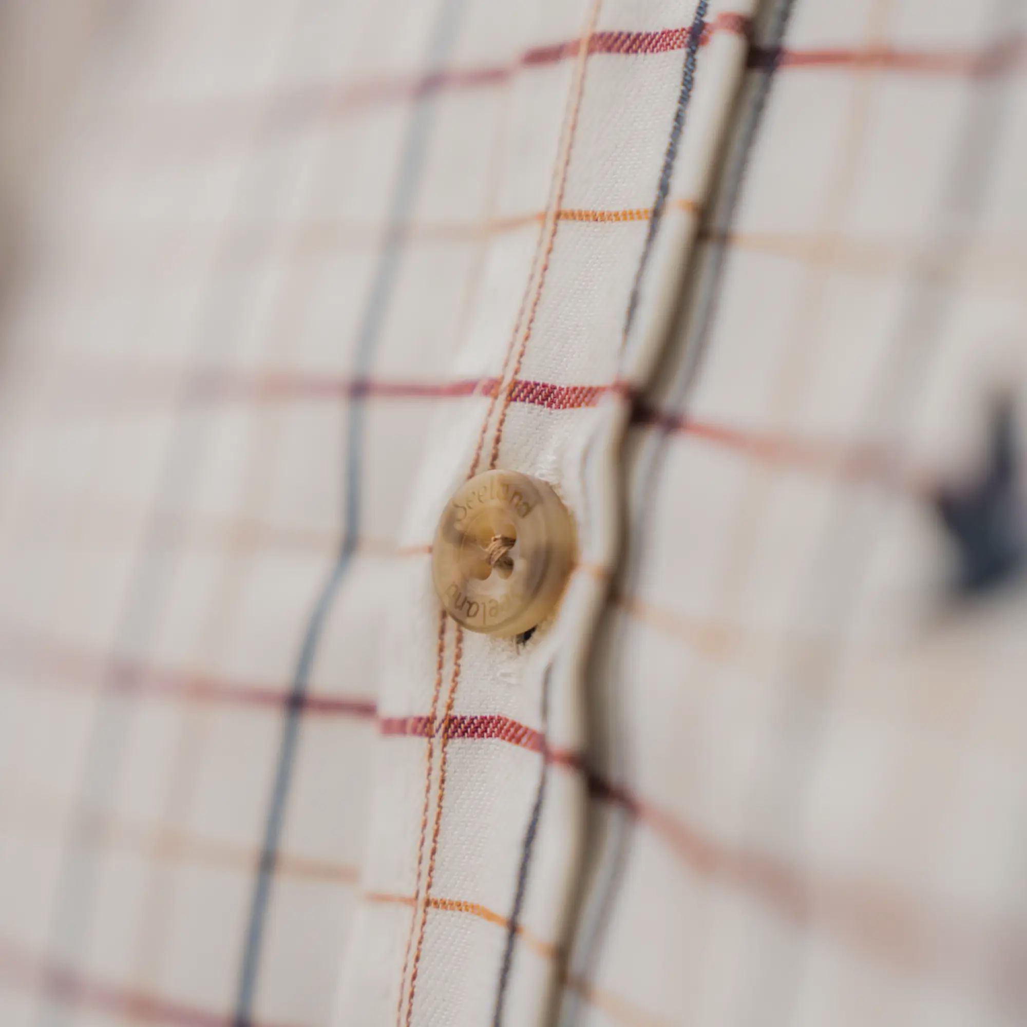 Seeland Jachtshirt Oxford Classic Blauw/Merlot Check