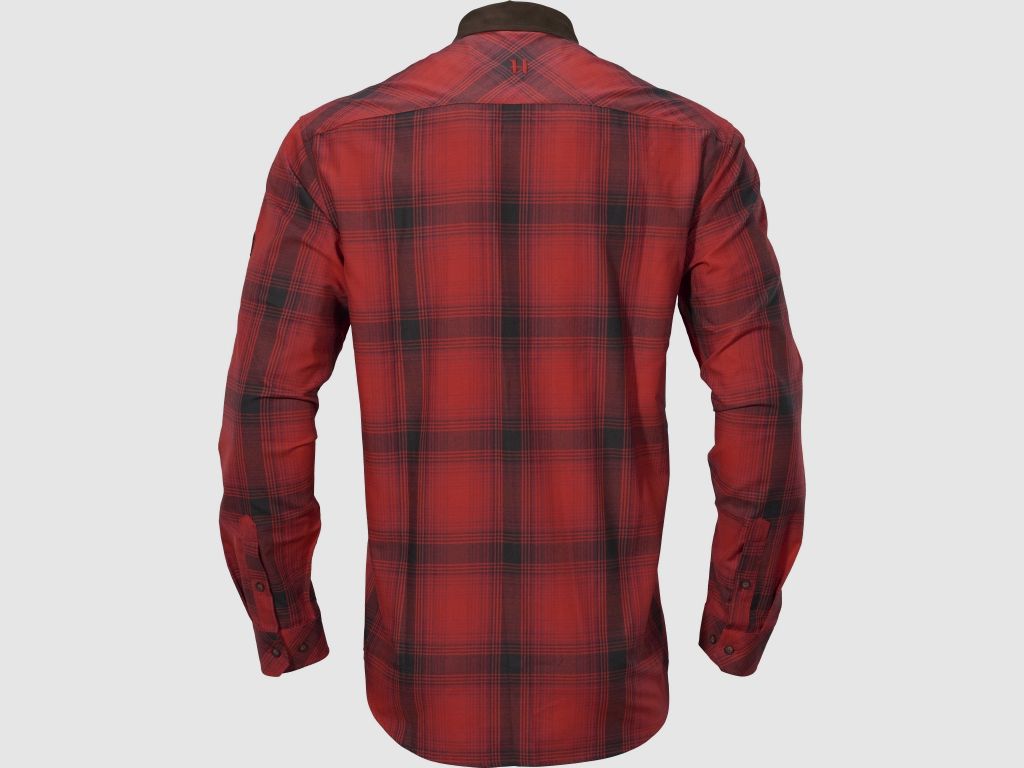 Härkila Driven Hunt red/black Flanellhemden Herren, Bild 2 von 2
