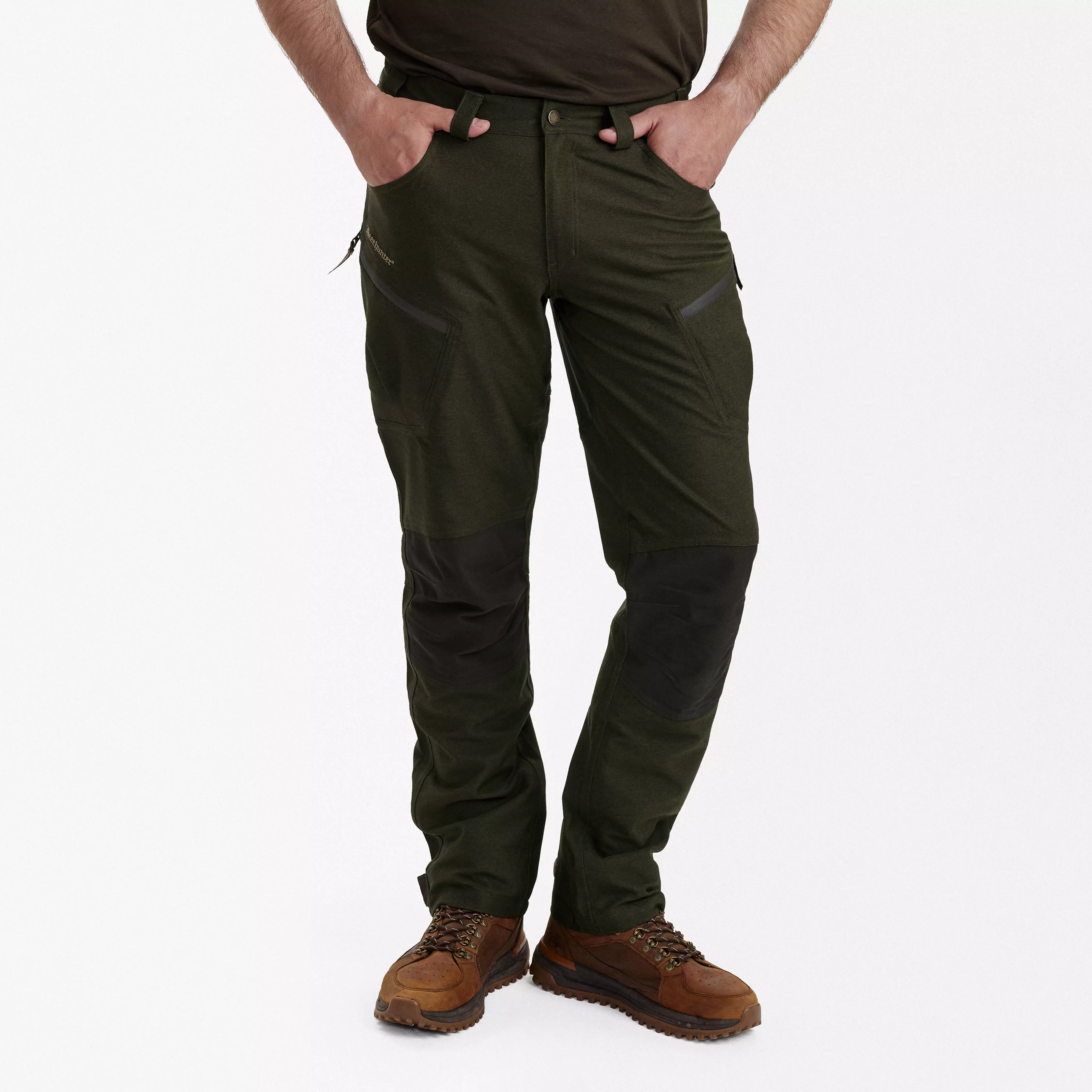 Chasse Trousers - Olive Night melange, immagine 1 di 5
