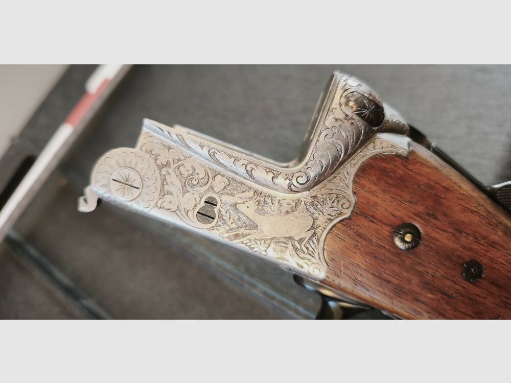 Heym Bockbüchsflinte mit Austauschlauf Bockdoppelflinte 7x65R;16/70
