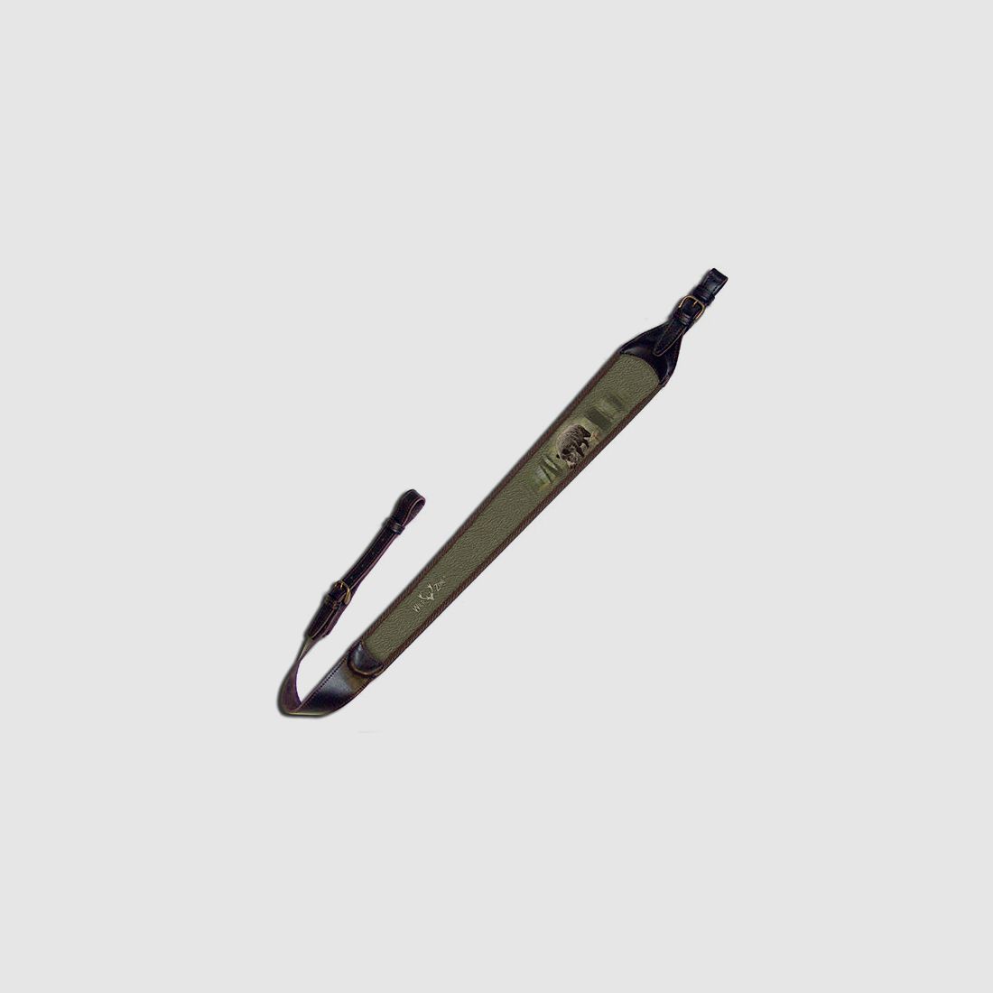 WILD ZONE SLING FOR RIFLE IN LEATHER 98CM