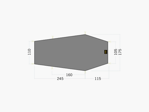 Tatonka Floor Sheet LT Gargia 3 Zeltunterlage