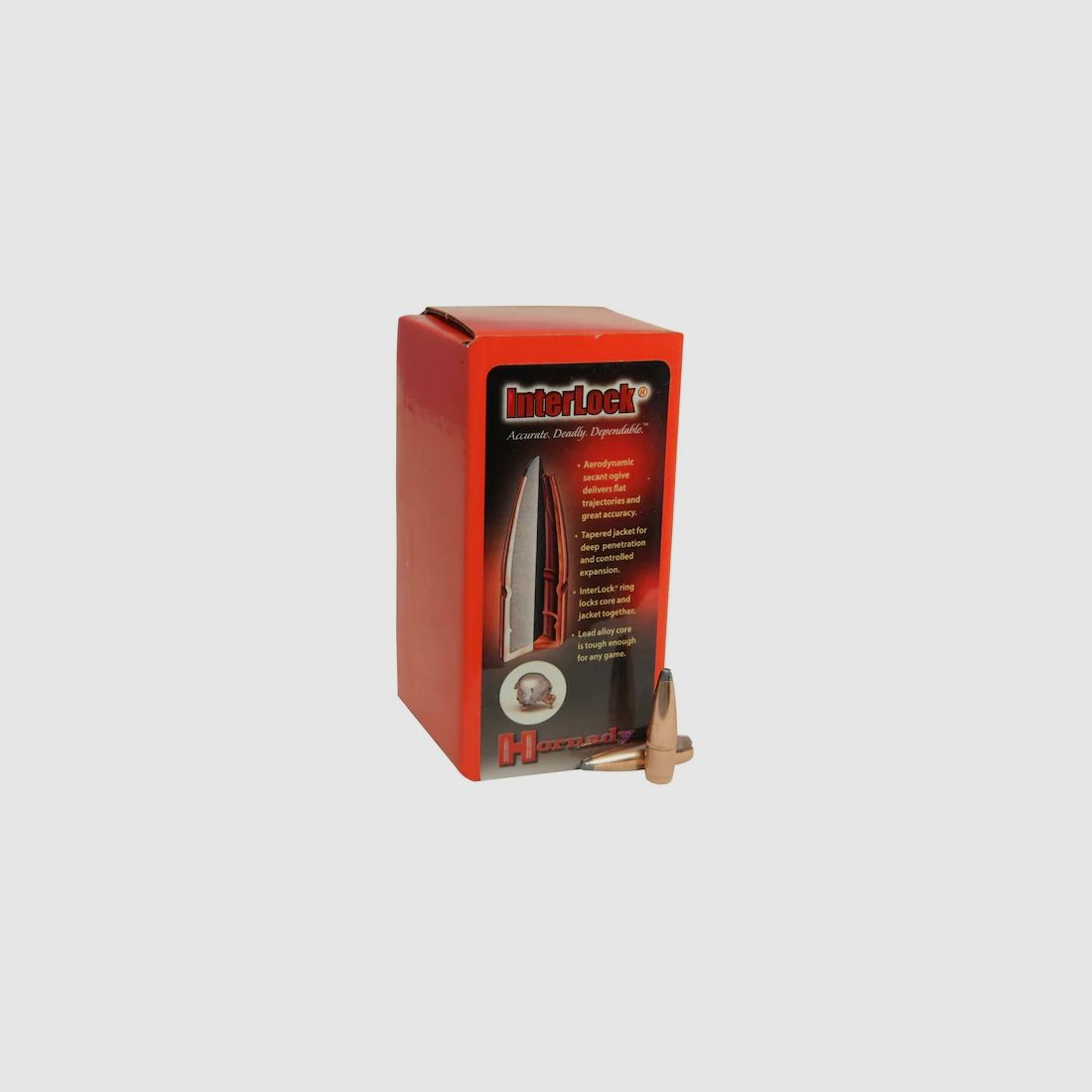 Balas Hornady 7mm/.284 Interlock BTSP 139GR 100 piezas