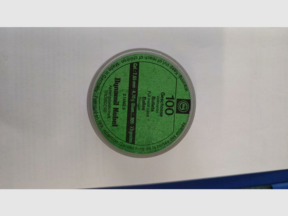 Dynamit Nobel / Geco 7,65mm