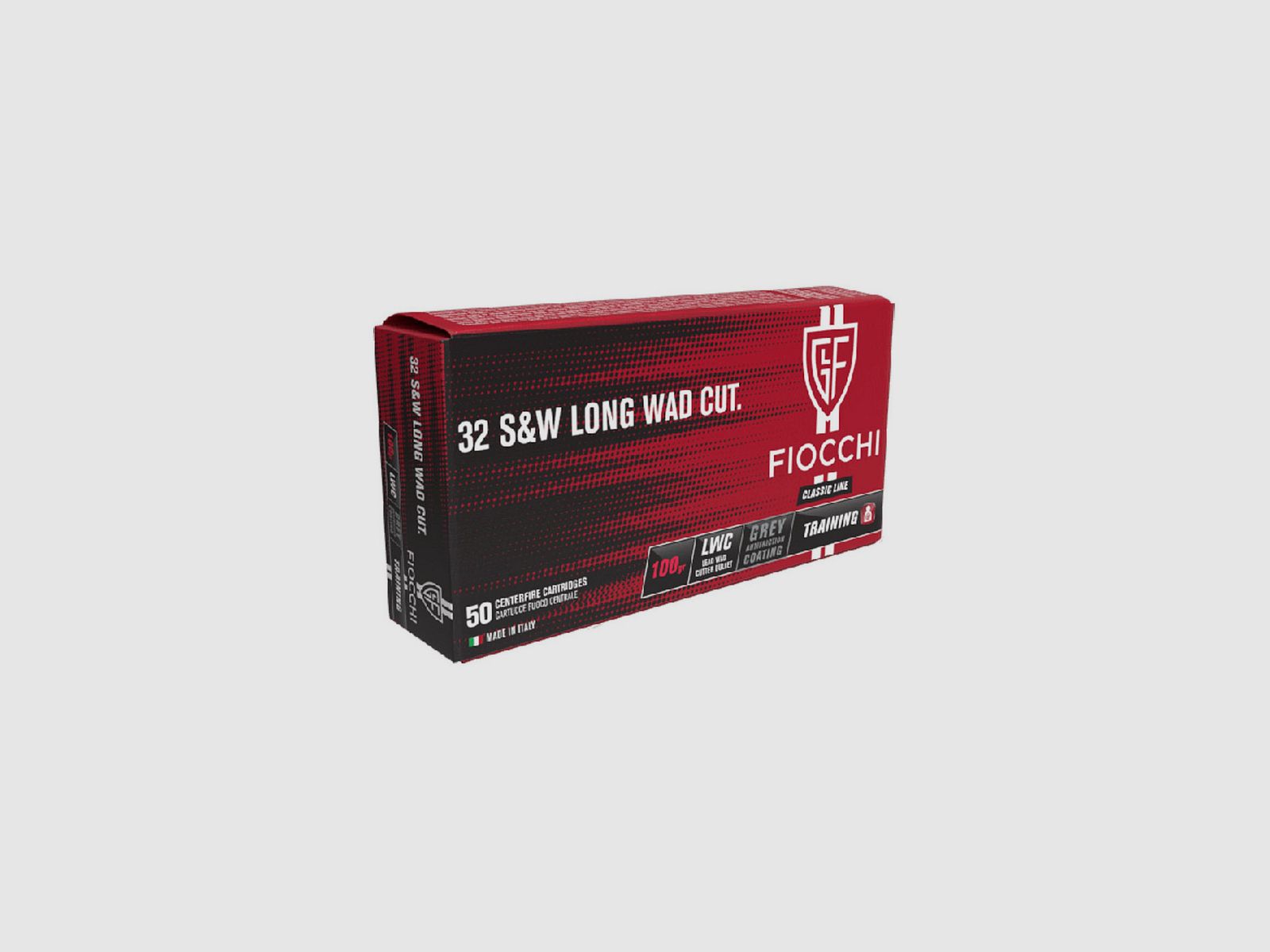 FIOCCHI Classic Munition – 32 WC – 100 grains – Bleispitze, Bild 1 von 2